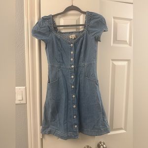 Denim Madewell dress. Never worn.